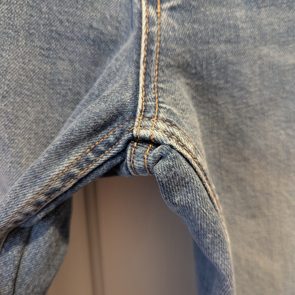 Anine Bing Roxanne Button Fly Split Hem Denim Blue Jeans Size 26 *GUC - Picture 6 of 13